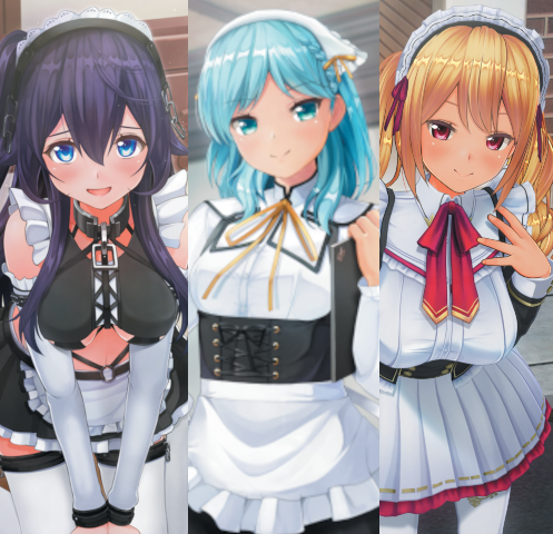 【2025年3月28日発売予定】カスタムオーダーメイド3D2&2.5 キャラクターパックEX　ド変態ドM＆腹黒＆ギャル　セット